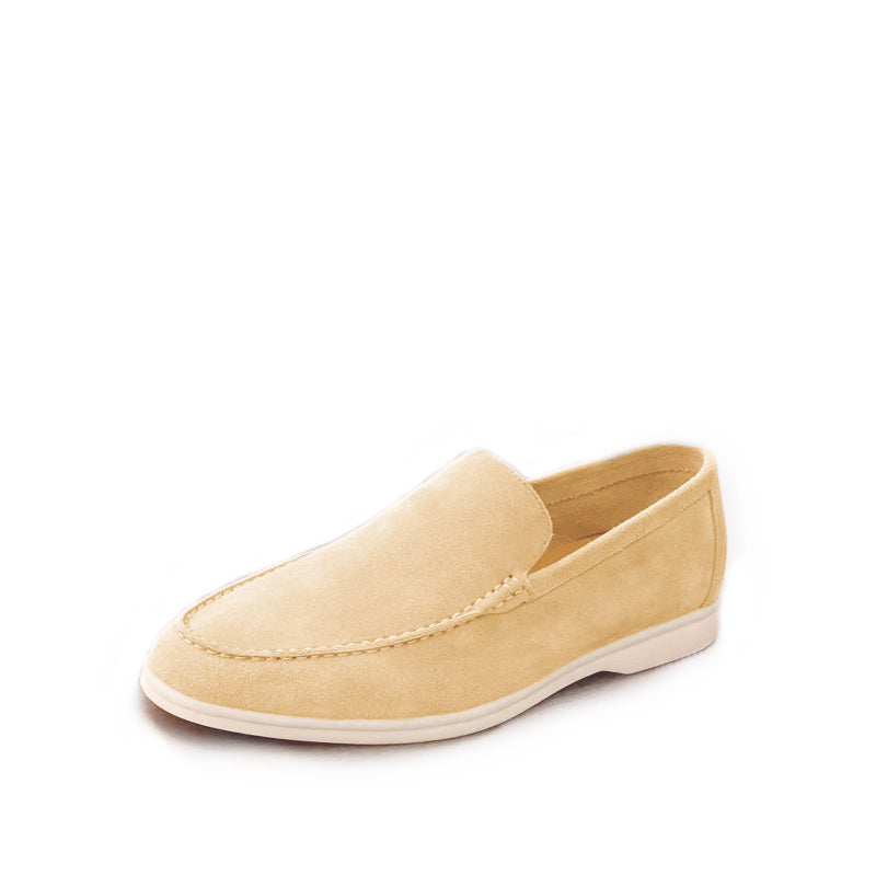 Mocassin Daim Homme Jaune