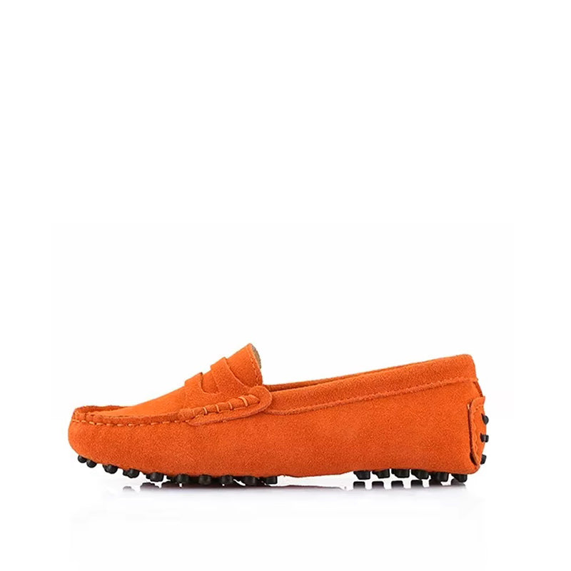 Mocassin orange femme online