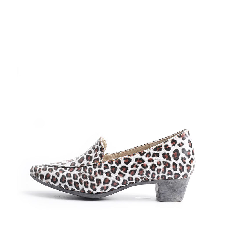 Mocassin femme imprime leopard store